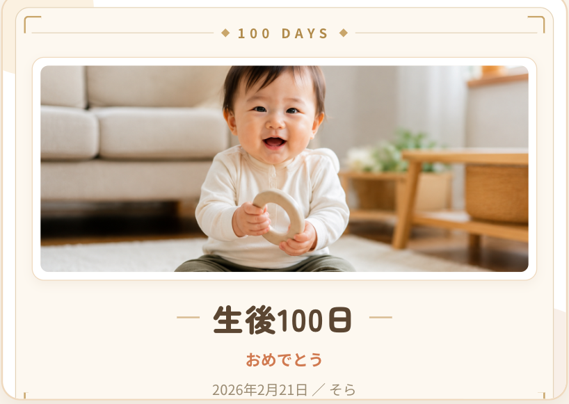 お祝いカード